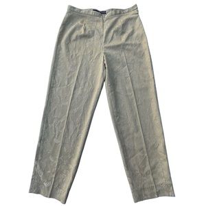 New Vintage Josephine Chaus Floral Nude Tan Formal Pants